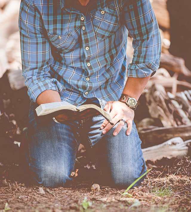 Man Reading Bible