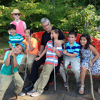 John and his grandchildren